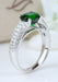 Parade Design 18KWG Diamond & Oval Tsavorite Engagement Ring | Denver Bridal | OsterJewelers.com