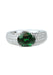 Parade Design 18KWG Diamond & Oval Tsavorite Engagement Ring | Denver Bridal | OsterJewelers.com