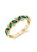 Parade Design 18KYG Diamond & Marquise Emerald Band | Cherry Creek North | 
OsterJewelers.com