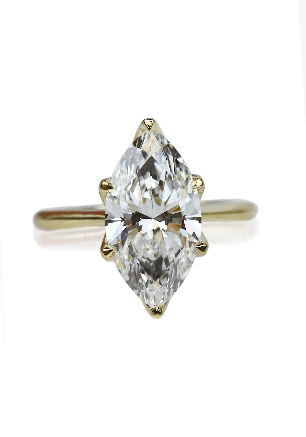 Parade Design 18KYG Marquise Semi-Mount Diamond Engagement Ring | Denver Bridal | OsterJewelers.com
