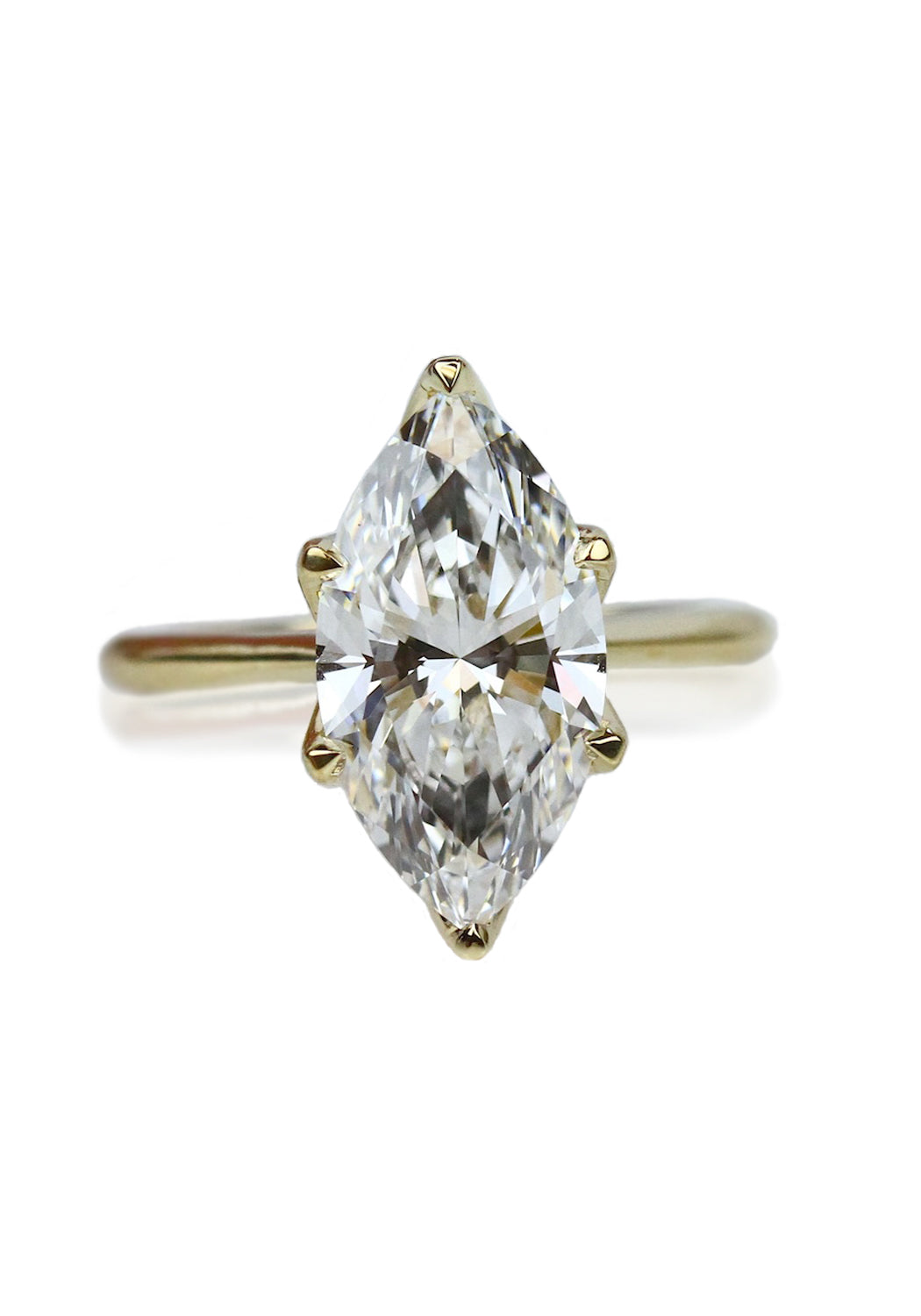Parade Design 18KYG Marquise Semi-Mount Diamond Engagement Ring | Denver Bridal | OsterJewelers.com