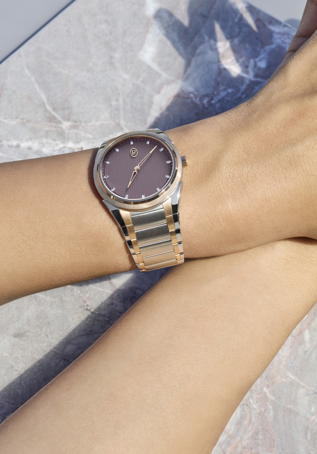 Parmigiani Fleurier Tonda PF Automatic 36mm Steel RG Deep Ruby | Ref. PFC804-1020006-100182