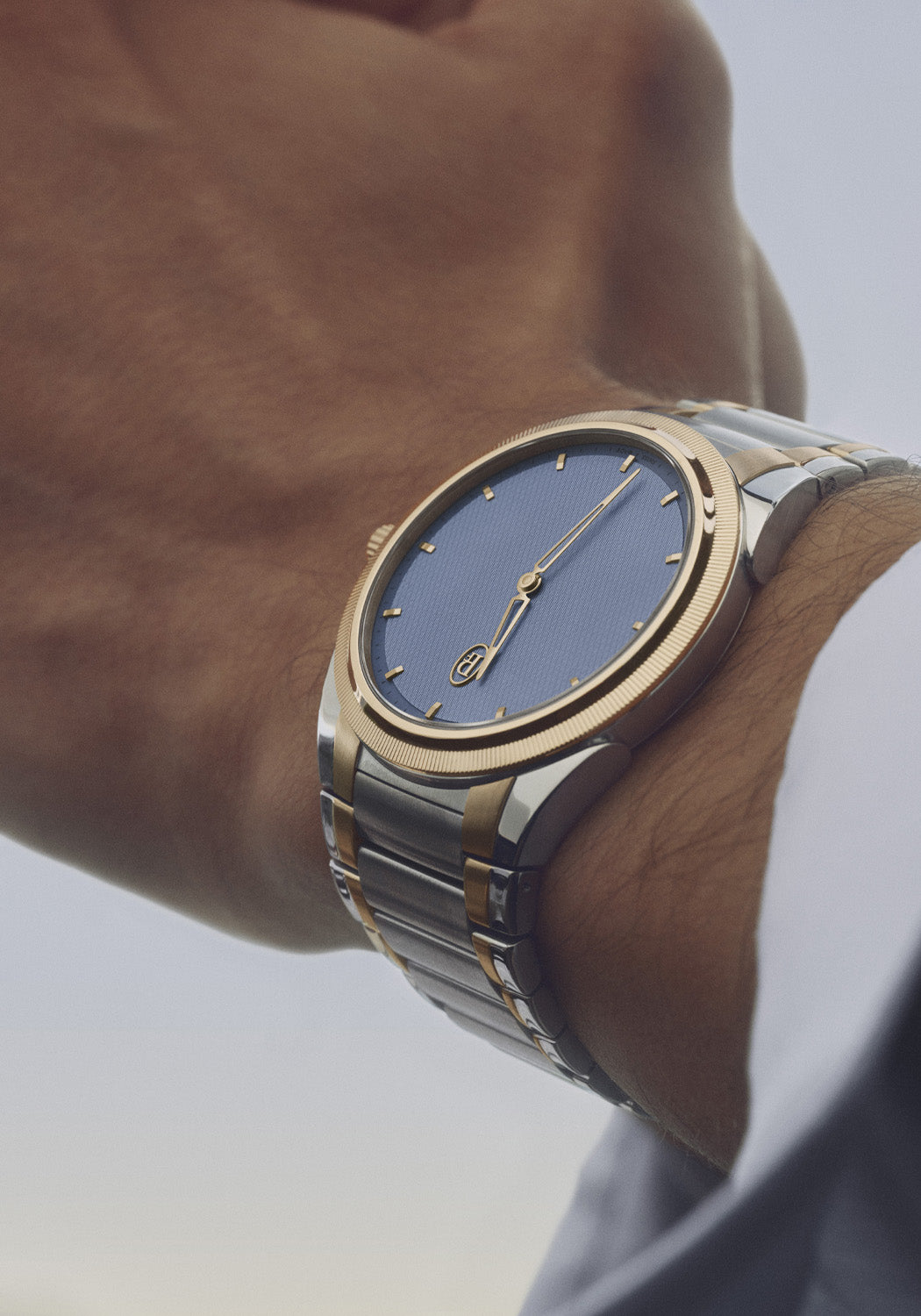 Parmigiani Fleurier Tonda PF Micro-Rotor Steel Rose Gold Stone Blue | Denver Watches Oster Jewelers