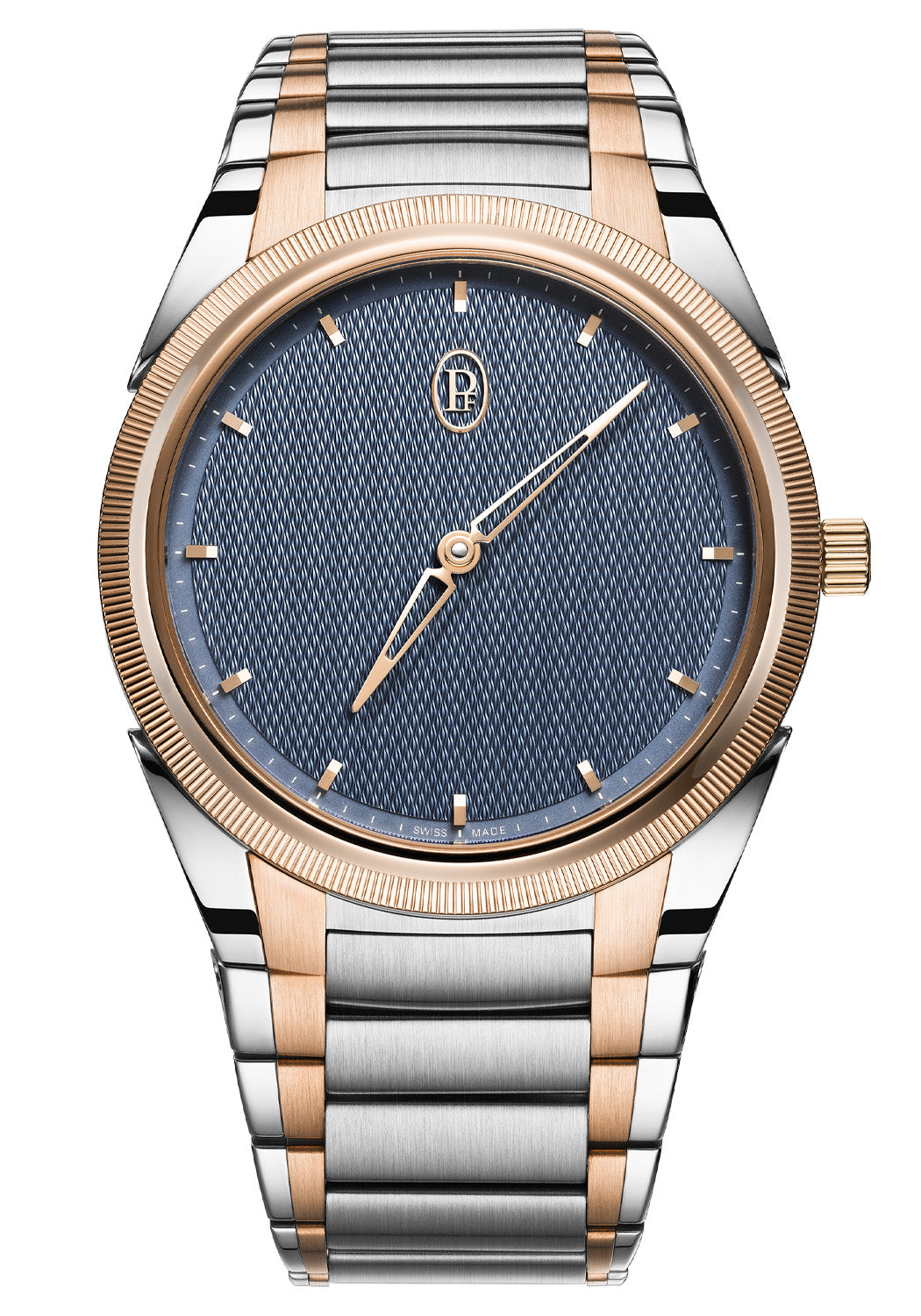 Parmigiani Fleurier Tonda PF Micro-Rotor Steel Rose Gold Stone Blue | Denver Watches Oster Jewelers