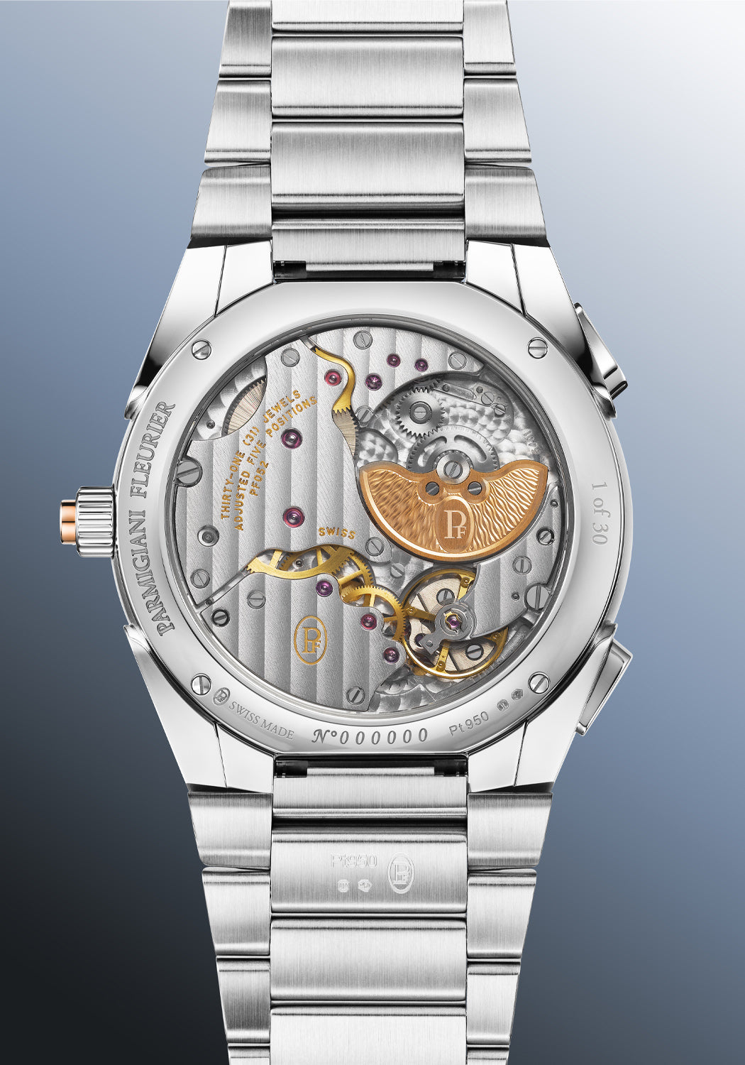 Parmigiani Fleurier Tonda PF Minute Rattrapante Platinum | PFC904-2020001-200182 | OsterJewelers.com