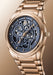 A close up view of the skeletonized dial of the Parmigiani Fleurier Tonda PF Skeleton Milano Blue
