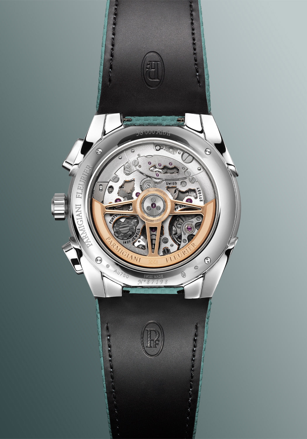 Parmigiani Fleurier Tonda PF Sport Chronograph Steel Silver Verzasca Watch | OsterJewelers.com