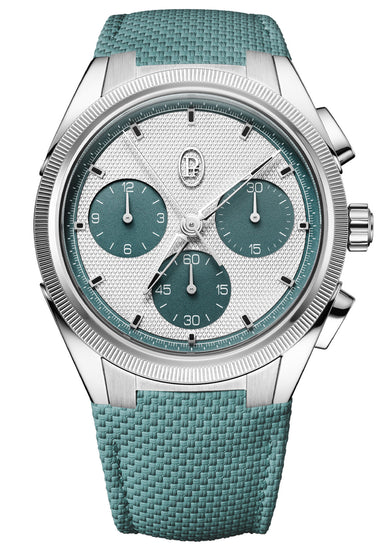 Parmigiani Fleurier Tonda PF Sport Chronograph Steel Silver Verzasca Watch | OsterJewelers.com