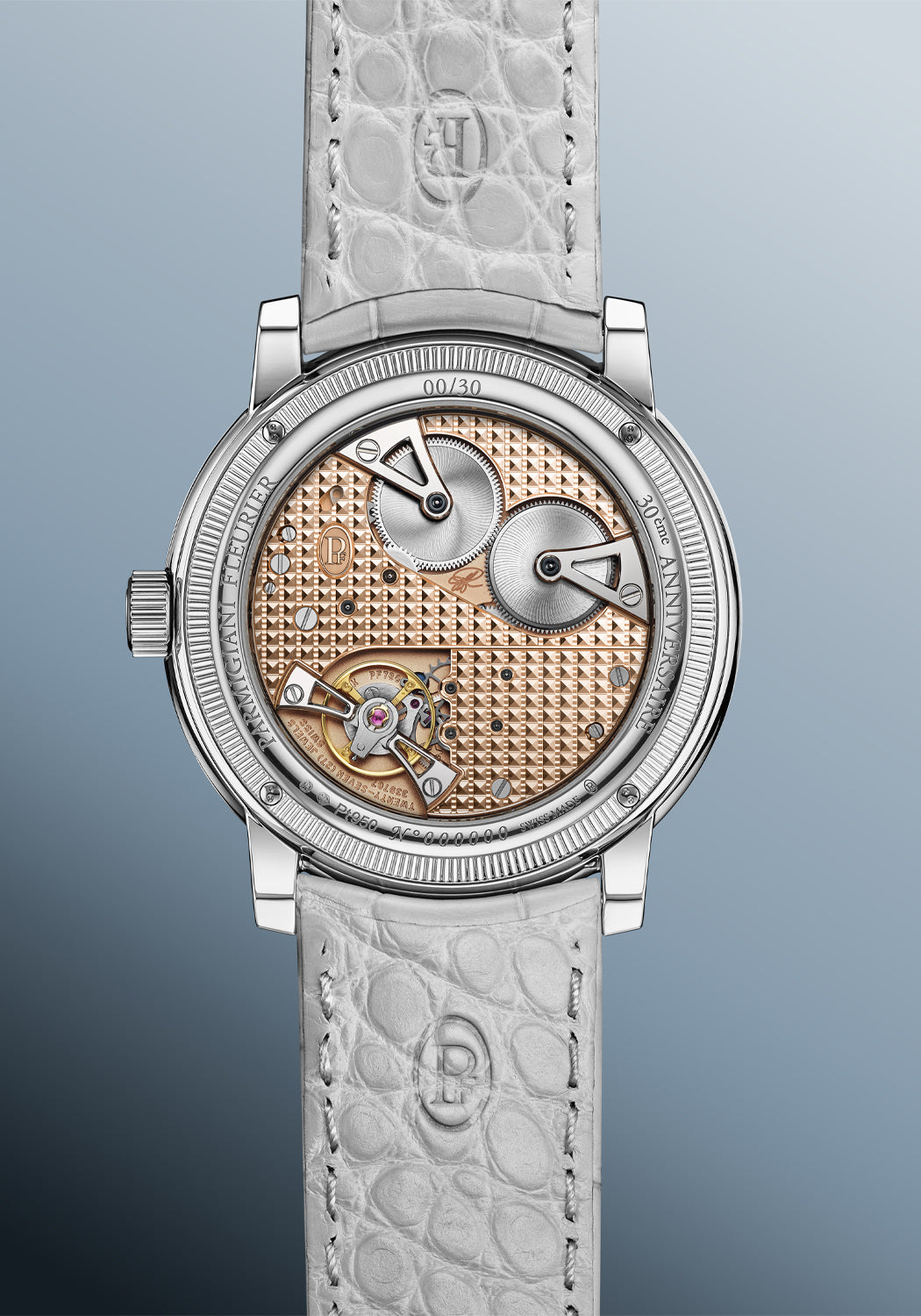 Parmigiani Fleurier Toric Petite Seconde Platinum Anniversaire PFC940-2010006-300181 Oster Jewelers