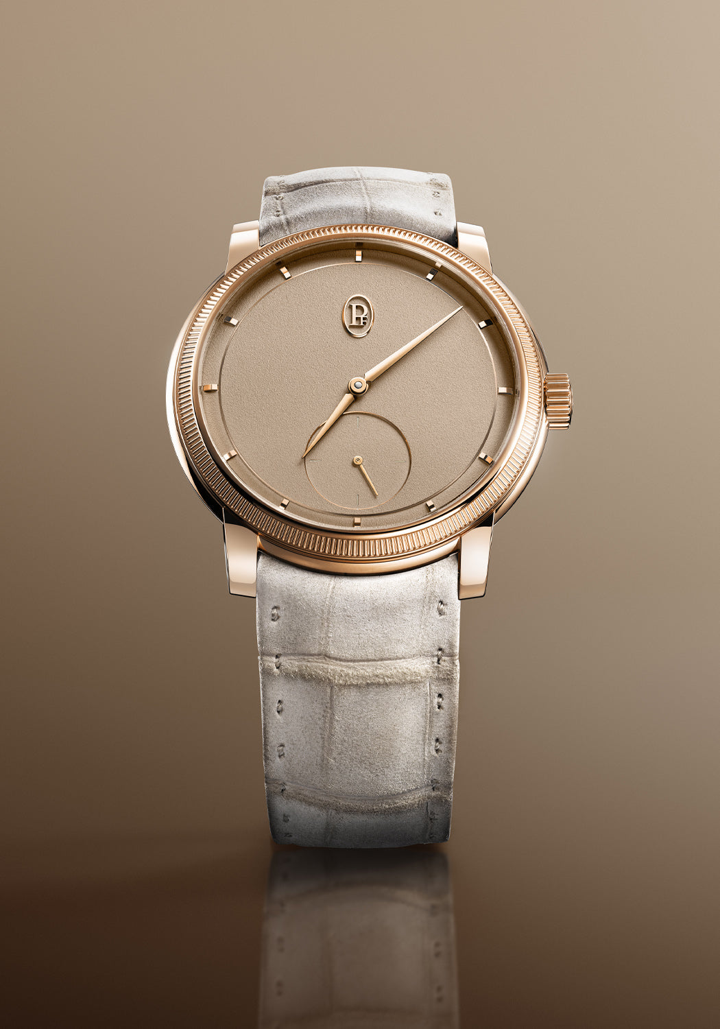 Parmigiani Fleurier Toric Petite Seconde Rose Gold Dune | PFC940-2010002-300181 | OsterJewelers.com
