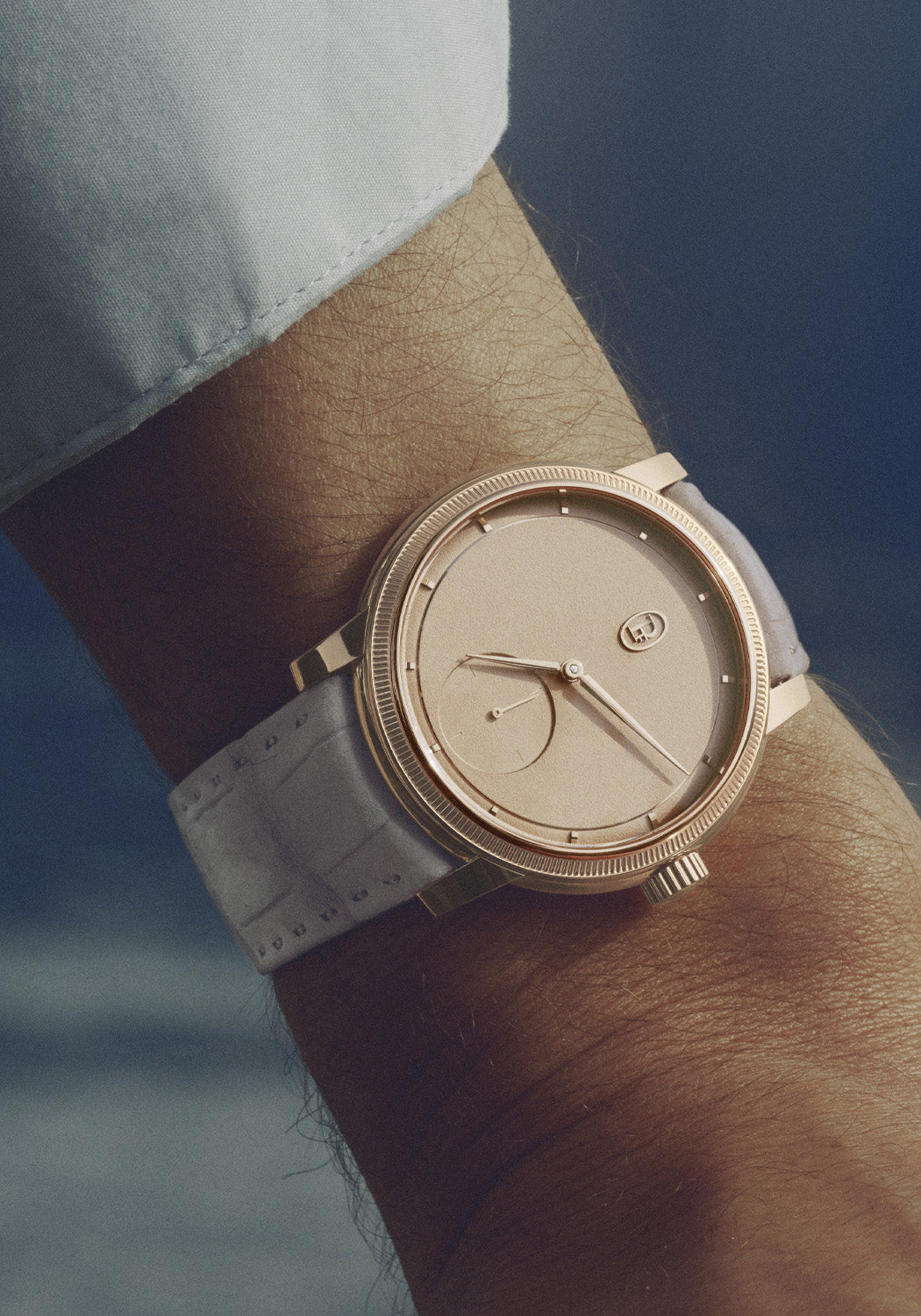 Parmigiani Fleurier Toric Petite Seconde Rose Gold Dune | PFC940-2010002-300181 | OsterJewelers.com