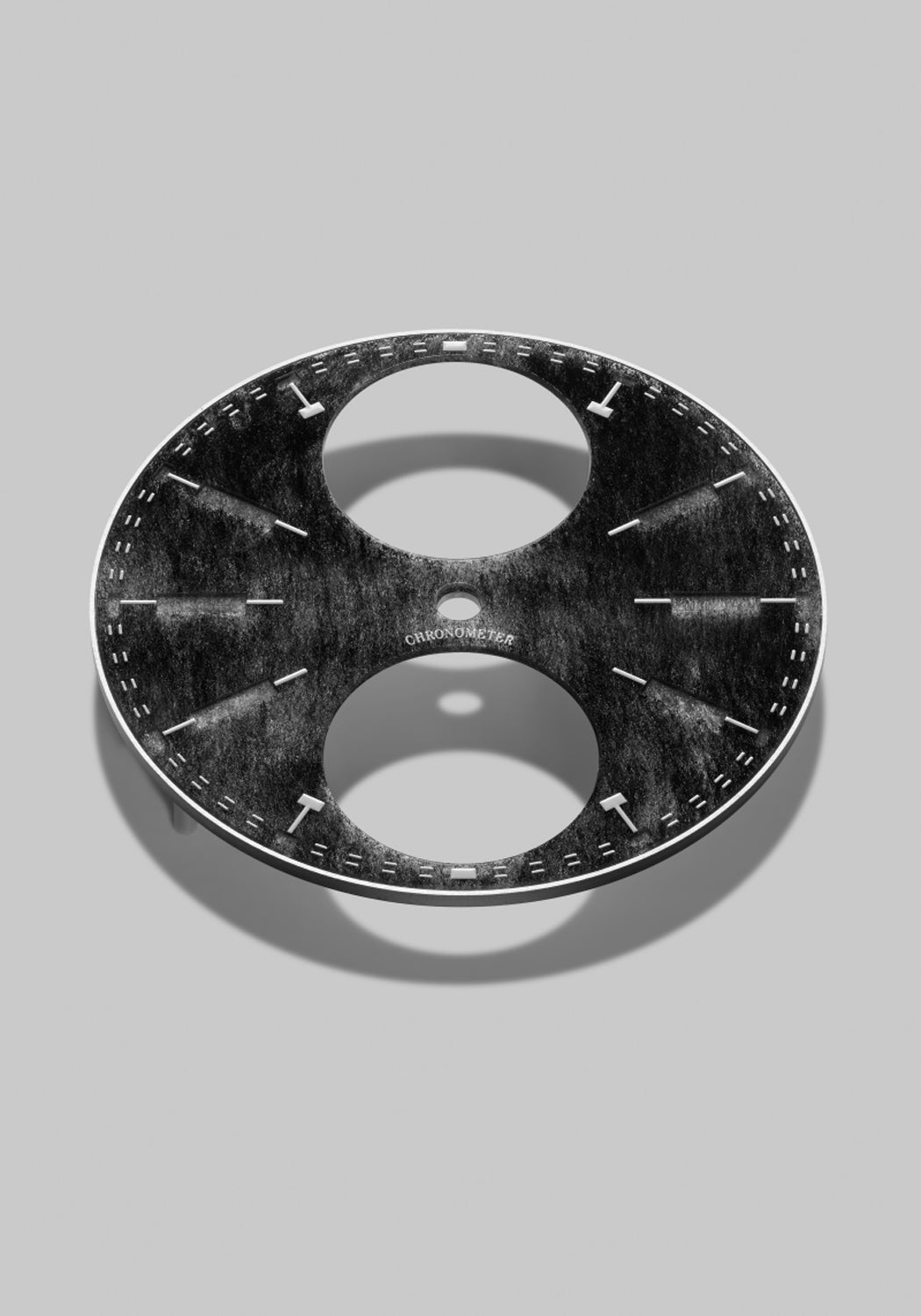 The Pragma P1 Perseverance Stainless Steel Silver Obsidian Dial Plate