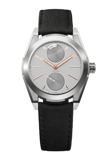 Pragma P1 Perseverance Solar Stainless Steel Pyrite Gray Gold 5N | P1-ST-Ch01_LE | OsterJewelers.com