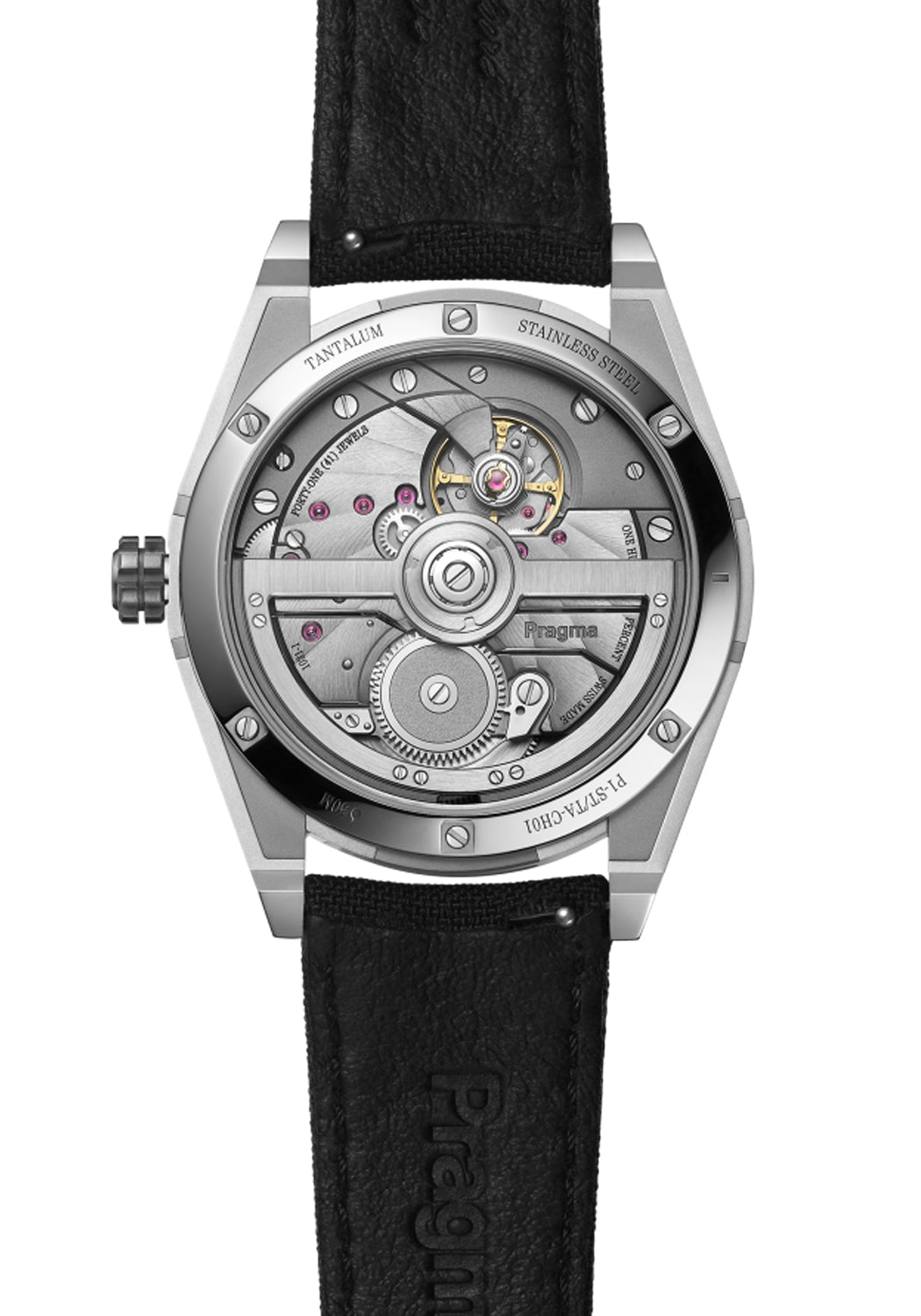 Pragma P1 Perseverance Solar Stainless Steel Tantalum Azurite | P1-St/Ta-CH01 | OsterJewelers.com