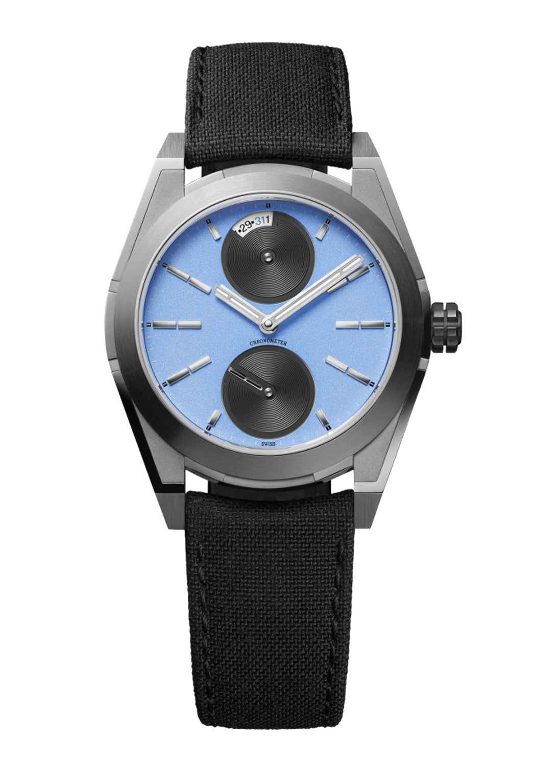 Pragma P1 Perseverance Solar Stainless Steel Tantalum Azurite | P1-St/Ta-CH01 | OsterJewelers.com