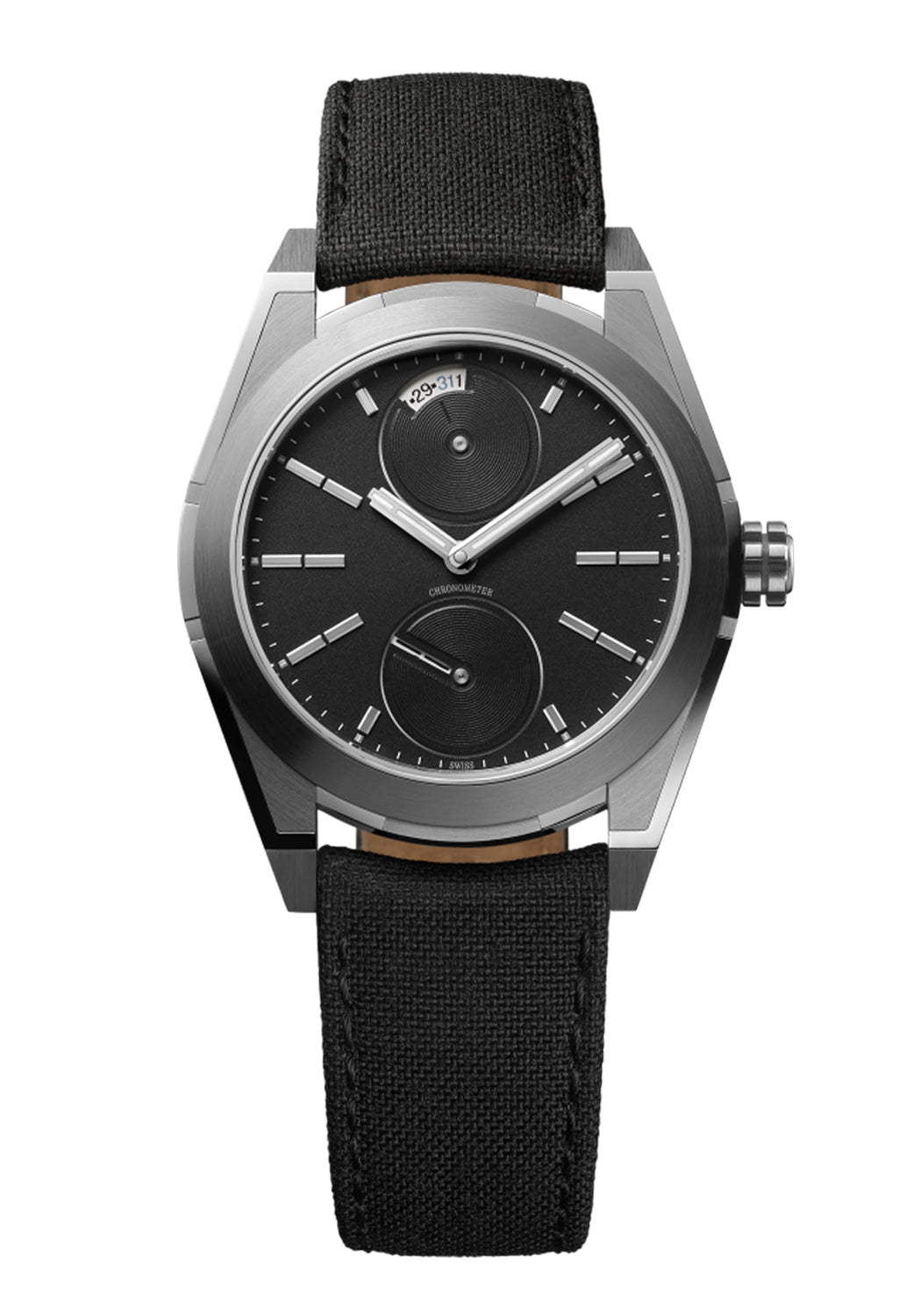 Pragma P1 Perseverance Solar Stainless Steel Basalt Black | Ref. P1-St-Ch02 | OsterJewelers.com