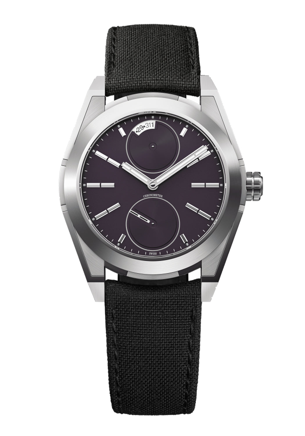 Pragma P1 Perseverance Solar Stainless Steel Fluorite Purple | Ref P1-St-Ch00_LE | OsterJewelers.com