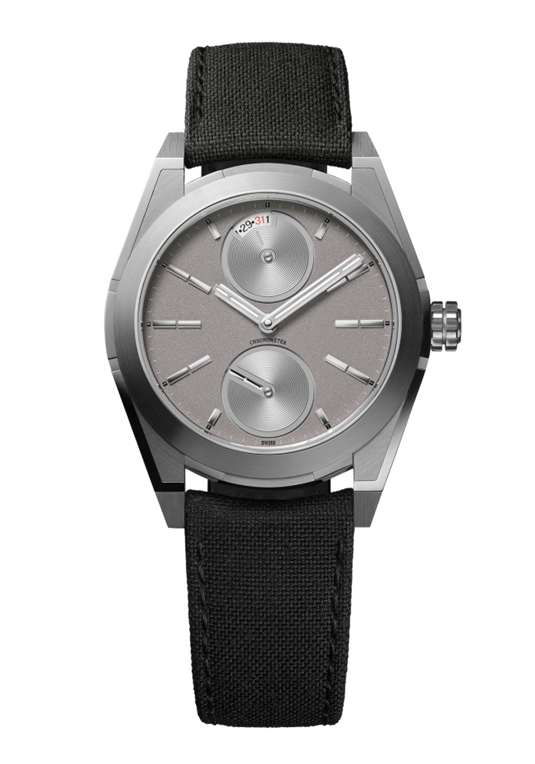 Pragma P1 Perseverance Solar Stainless Steel Granite Gray | Ref. P1-St-Ch01 | OsterJewelers.com
