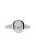 Rahaminov Platinum Cushion Cut Diamond Ring | OsterJewelers.com