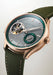 Renaud Tixier Monday RG Forest Green features an open-worked subdial and small seconds subdial.