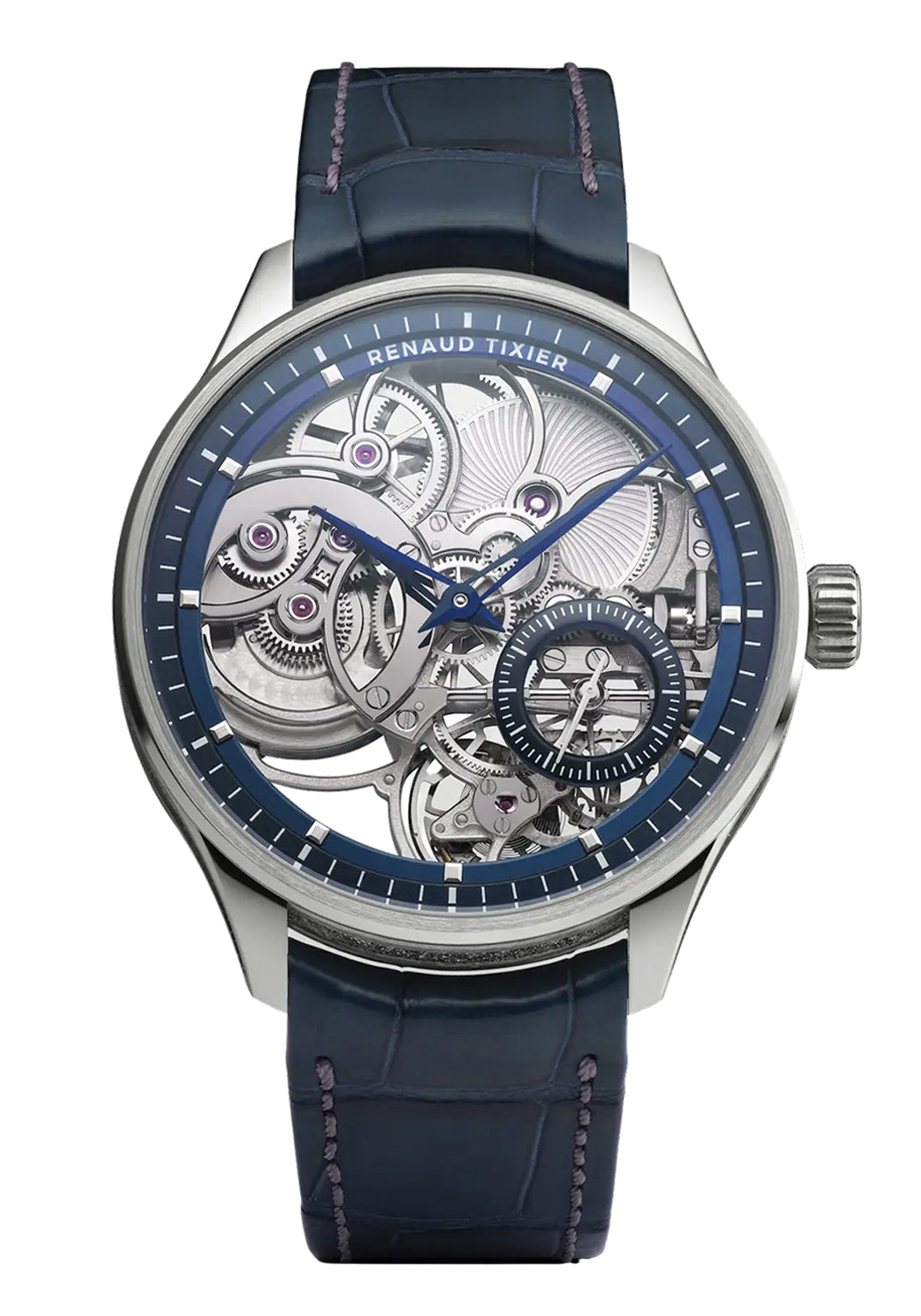 Renaud Tixier Monday Skeleton Blue | Ref.  RVI2025MONSK2 | Denver Watches | OsterJewelers.com