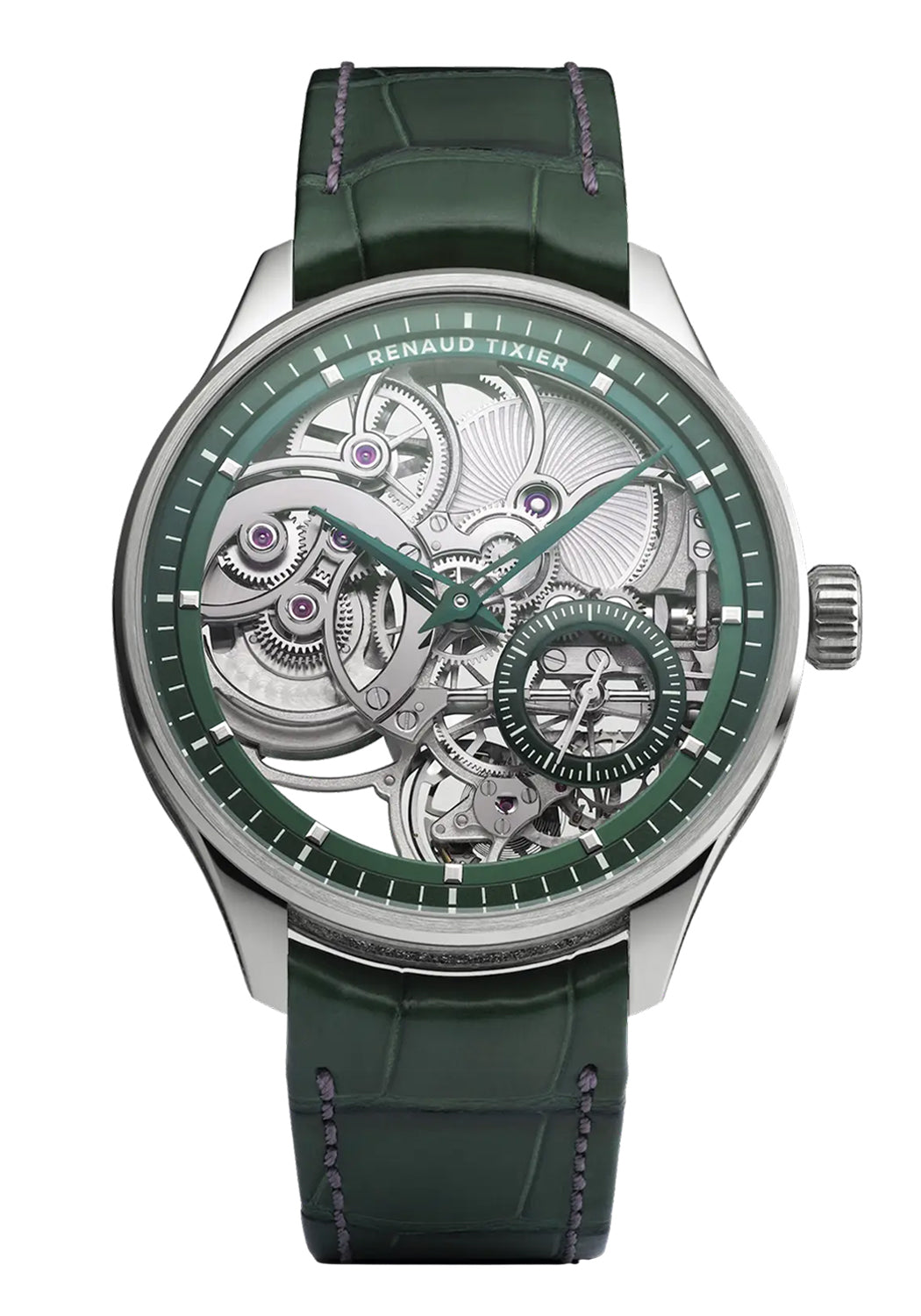Renaud Tixier Monday Skeleton Green | Ref. RVI2025MONSK1 | Denver Watches | OsterJewelers.com