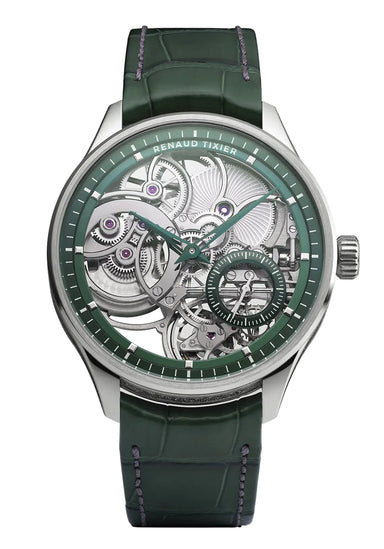 Renaud Tixier Monday Skeleton Green | Ref. RVI2025MONSK1 | Denver Watches | OsterJewelers.com