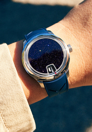 Sartory-Billard SB10 Jumping Hour Blue Aventurine | LE300 | Denver | OsterJewelers.com