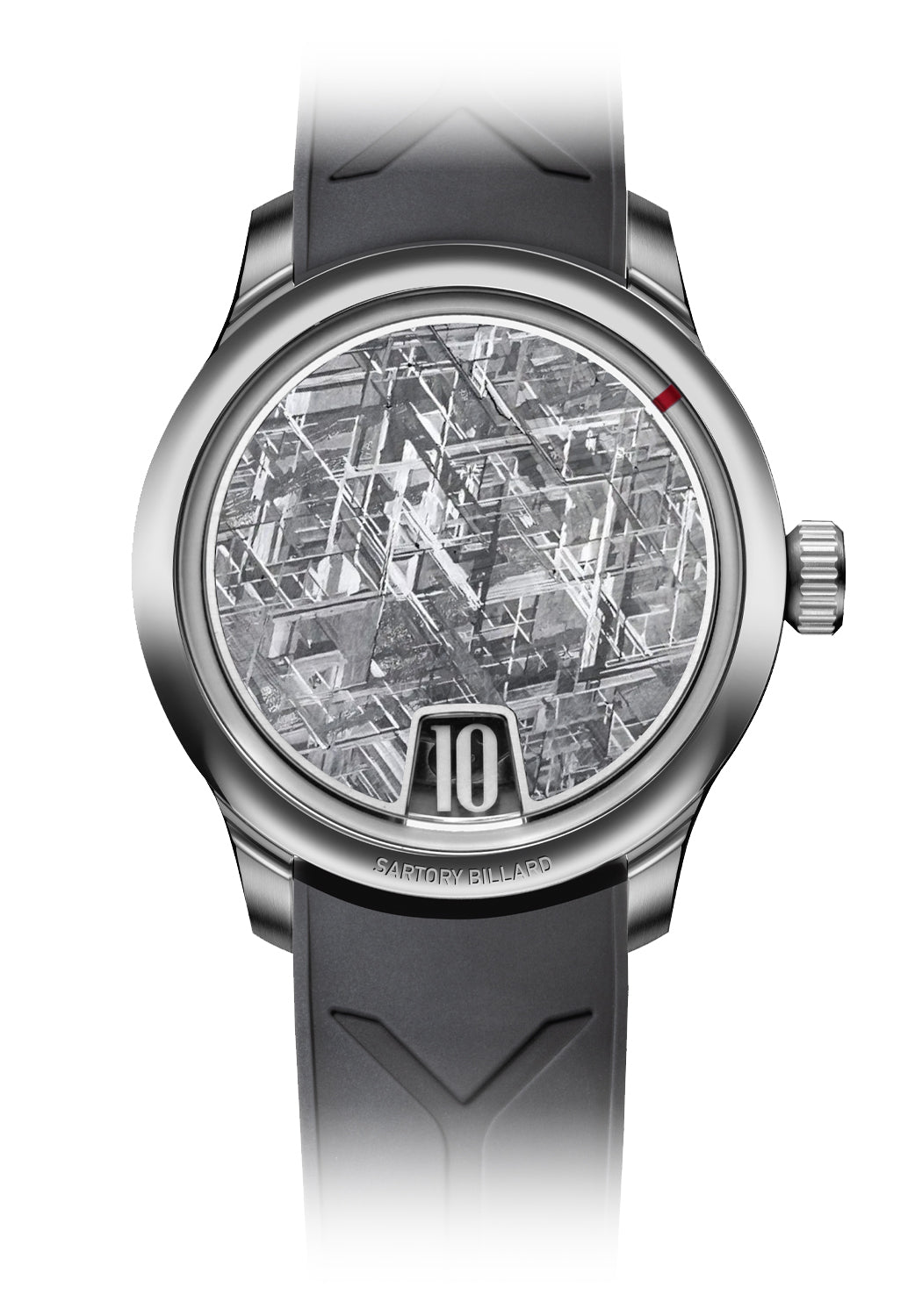 Sartory-Billard SB10 Jumping Hour Meteorite | Rubber Bracelet | LE300 | Denver | OsterJewelers.com