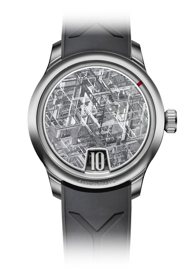 Sartory-Billard SB10 Jumping Hour Meteorite | Rubber Bracelet | LE300 | Denver | OsterJewelers.com
