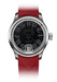Sartory-Billard SB10 Jumping Hour Black Sapphire on Red Rubber Strap | Denver | OsterJewelers.com
