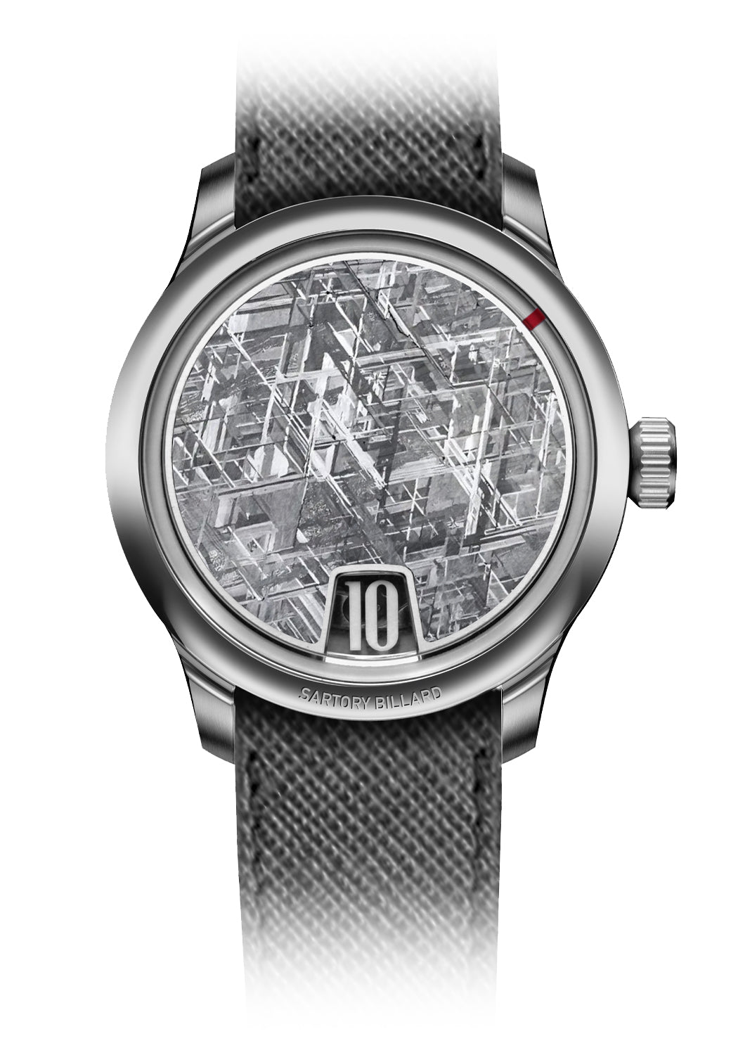 Sartory-Billard SB10 Jumping Hour Meteorite | Leather Strap | LE300 | Denver | OsterJewelers.com