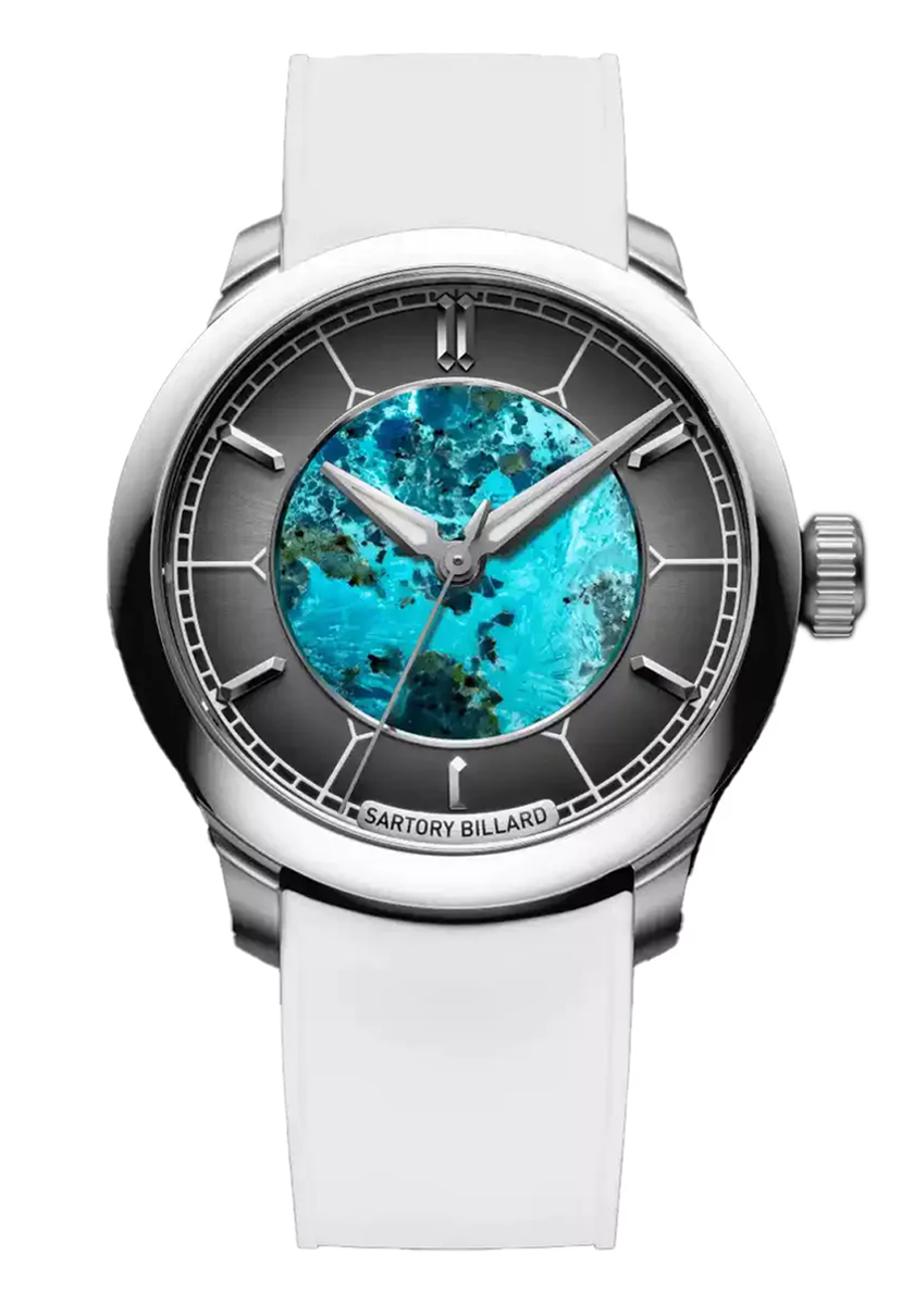 Sartory Billard SB04-E Chrysocolla Platinum | Ref. SB04E1CHR1