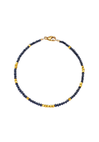 Sethi Couture Noir 18KYG Black Diamond & Gold Bead Bracelet | Denver Jewelers | OsterJewelers.com