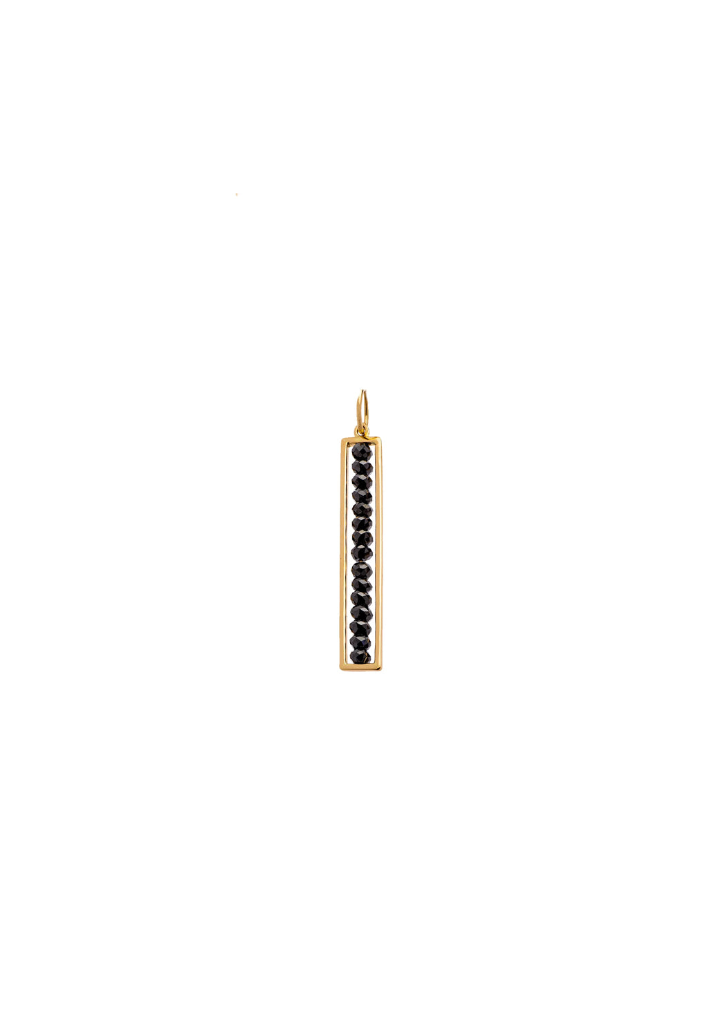 Sethi Couture Leila 18KYG Black Diamond Bead Bar Pendant | Denver Jewelers | OsterJewelers.com
