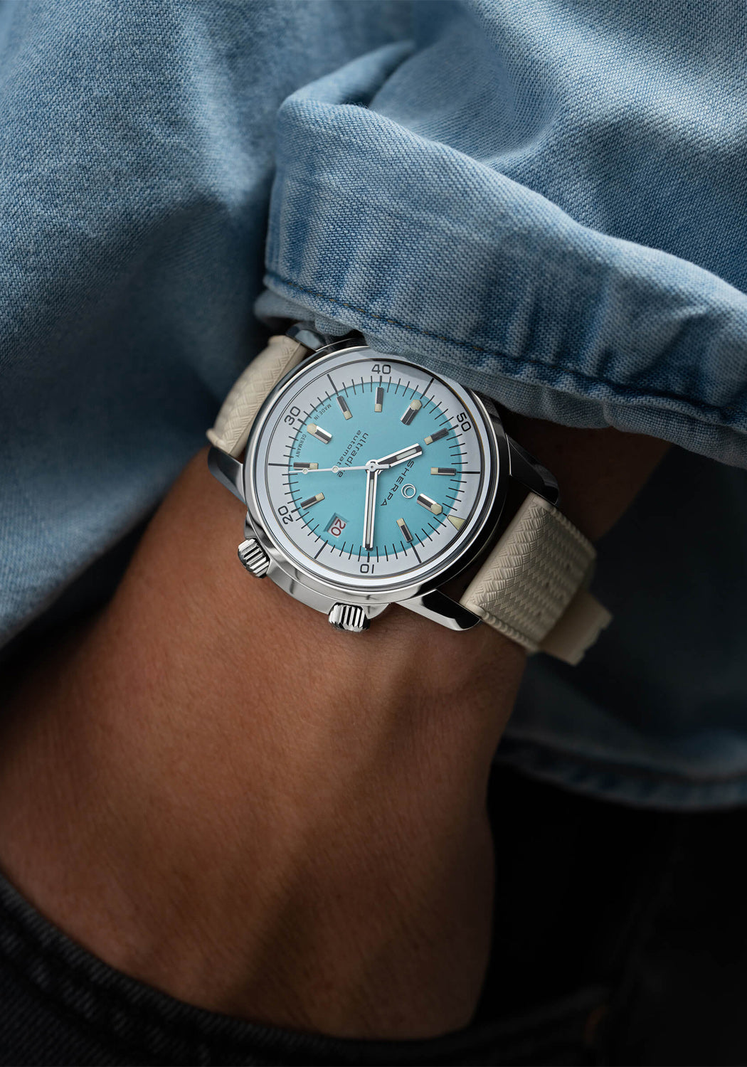 Sherpa Ultradive Atoll | Rubber Strap | Dive Watch | Denver Watches | OsterJewelers.com
