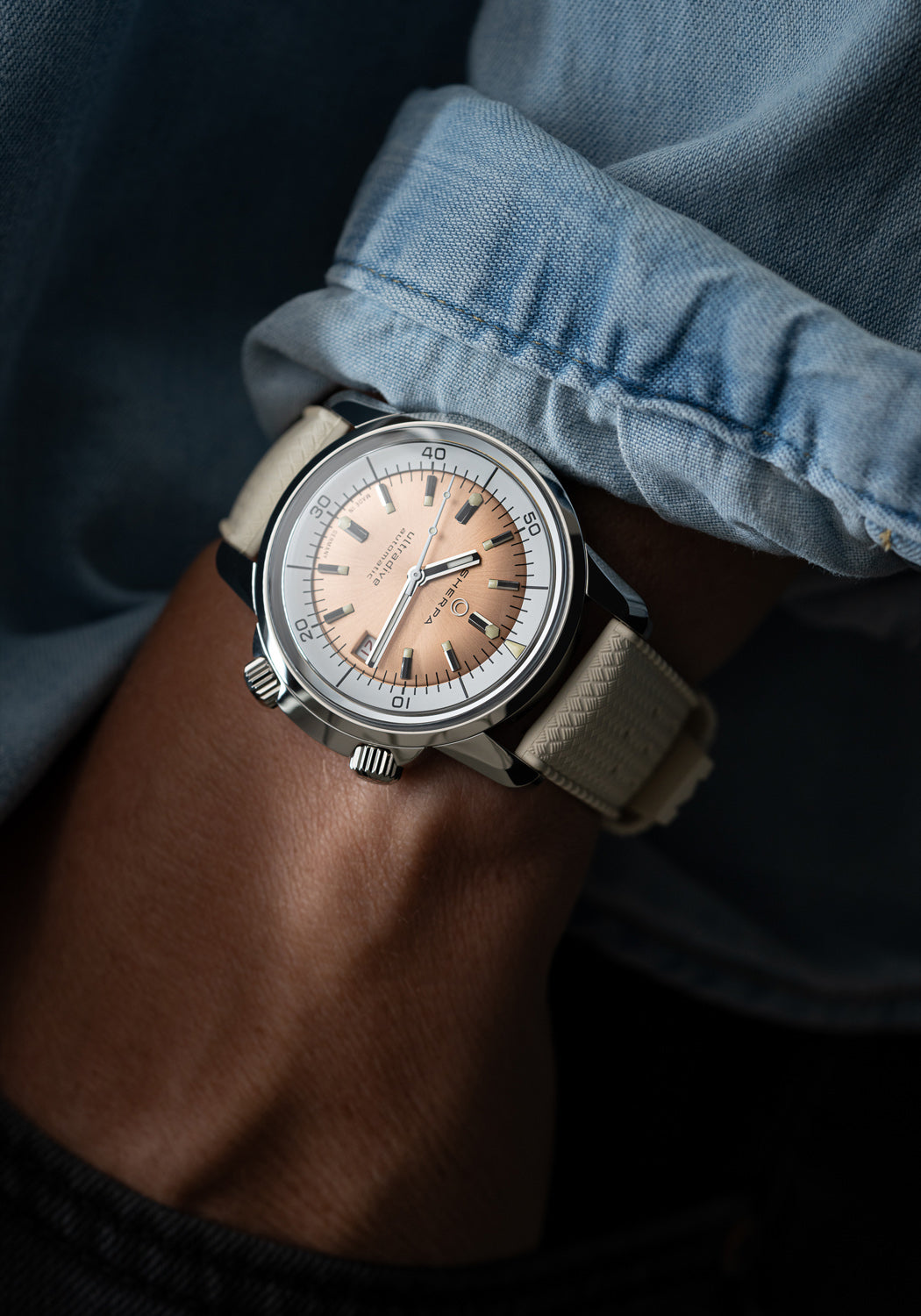 Sherpa Ultradive Sun | Rubber Strap | Dive Watch | Denver Watches | OsterJewelers.com
