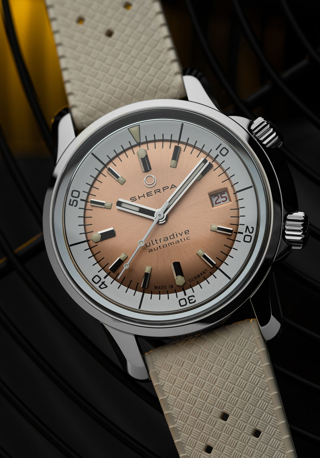 Sherpa Ultradive Sun | Rubber Strap | Dive Watch | Denver Watches | OsterJewelers.com
