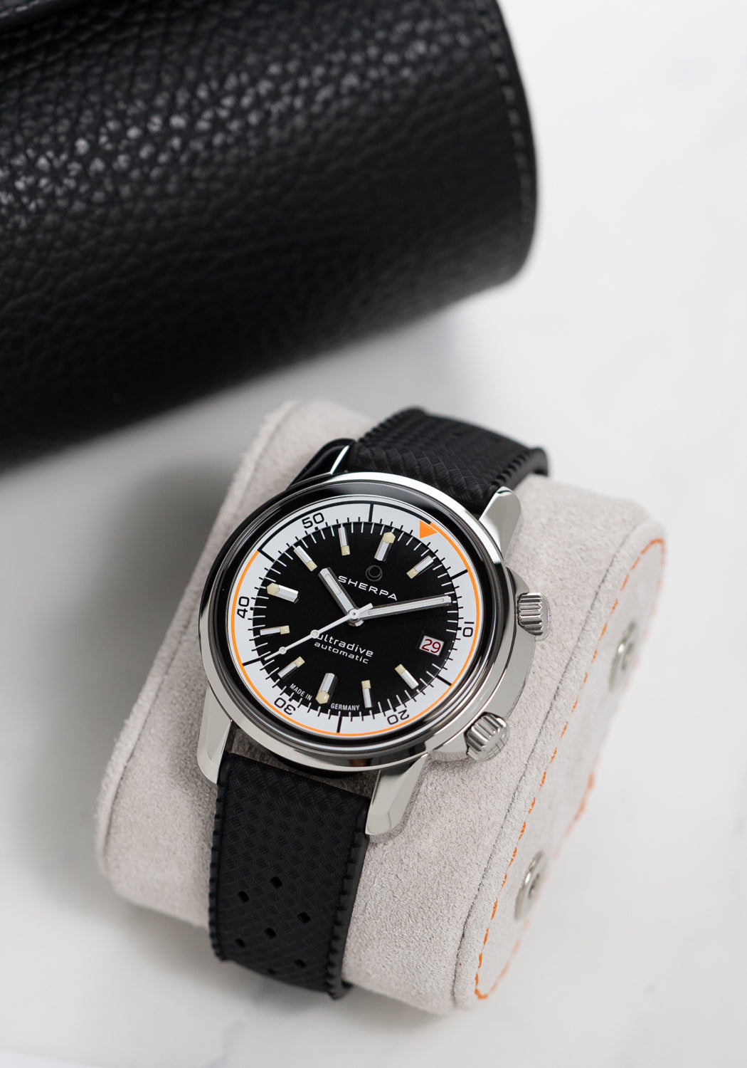 Sherpa Ultradive on Black Rubber Strap | Ref. 002/01/01 | Denver Watches | OsterJewelers.com