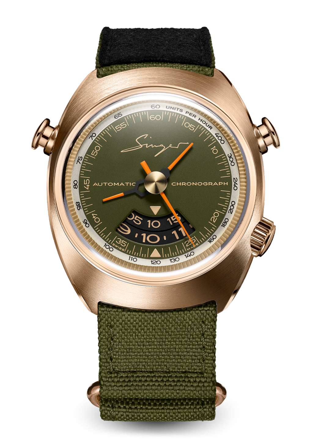 Singer Reimagined 1969 Chronograph Bronze Singer Reimagined 1969 Chronograph Bronze