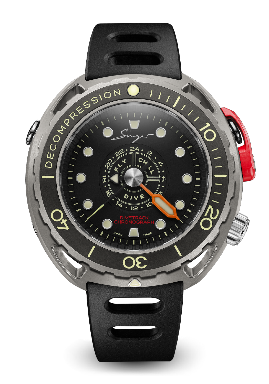 Singer Reimagined Divetrack diving watch | Ref. SR401