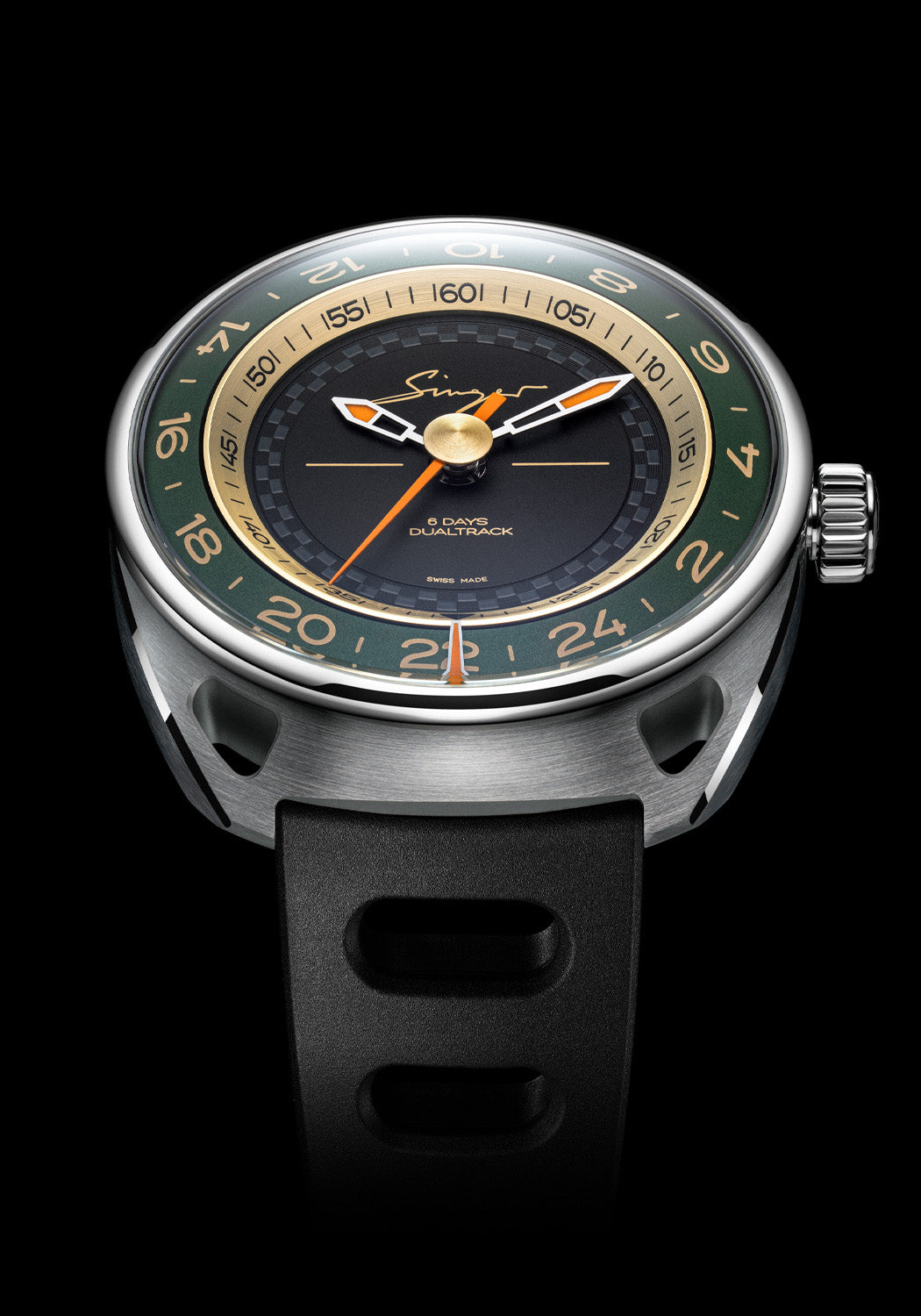 Singer Reimagined DualTrack Meridian Green | Ref. SR511-3 | Denver Watches | OsterJewelers.com