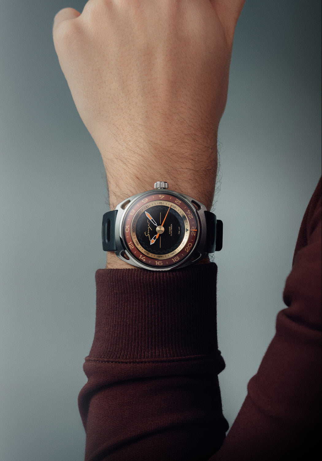 Singer Reimagined DualTrack Horizon Red | Ref. SR511-4 | Denver Watches | OsterJewelers.com