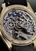 The exhibition caseback reveals the Calibre SG7201 Valjoux 72 Restored by Singer | Oster Jewelers
