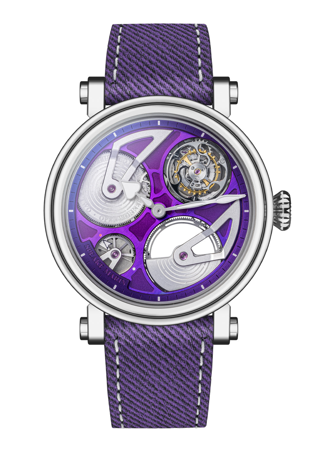 Speake-Marin One & Two Openworked Purple Hour 42mm
