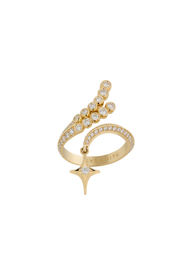Sybarite Falling Star 18KYG Diamond Open Star Dangle Ring | Cherry Creek  North | OsterJewelers.com