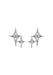 Sybarite Falling Stars 18KWG Diamond Double Star Stud Earrings | Cherry Creek North | Oster Jewelers