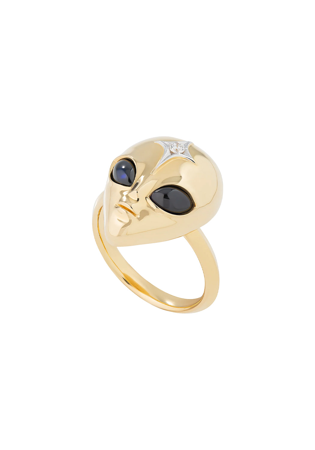 Sybarite She's an Alien 18KYG Diamond & Sapphire Ring | Cherry Creek North | OsterJewelers.com