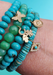 Sydney Evan Turquoise & Chrysoprase Bracelet Stack Idea (Sold Separately) | OsterJewelers.com