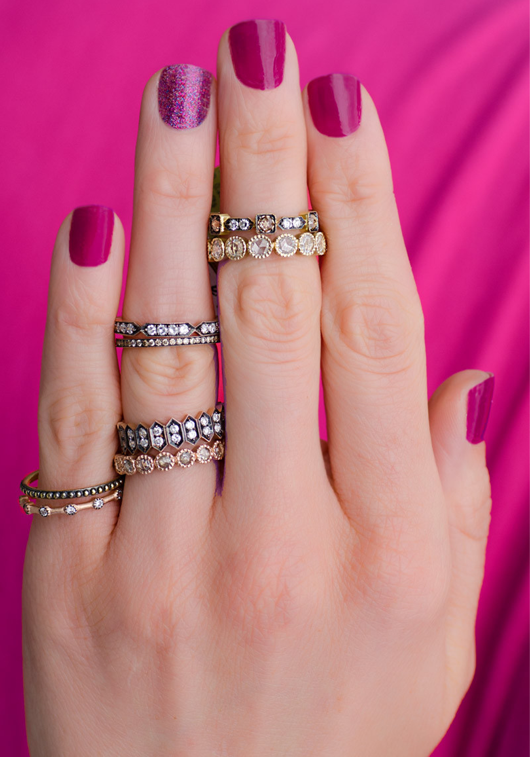 Sylva & Cie Ring Stack Style Idea (Sold Separately) | OsterJewelers.com